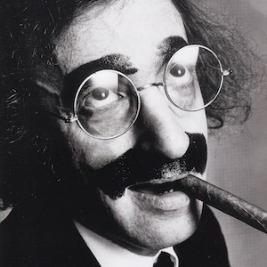 Original Vintage Mini Poster / Book Clipping - Woody Allen as Groucho Marx (1972 Photo Shoot)