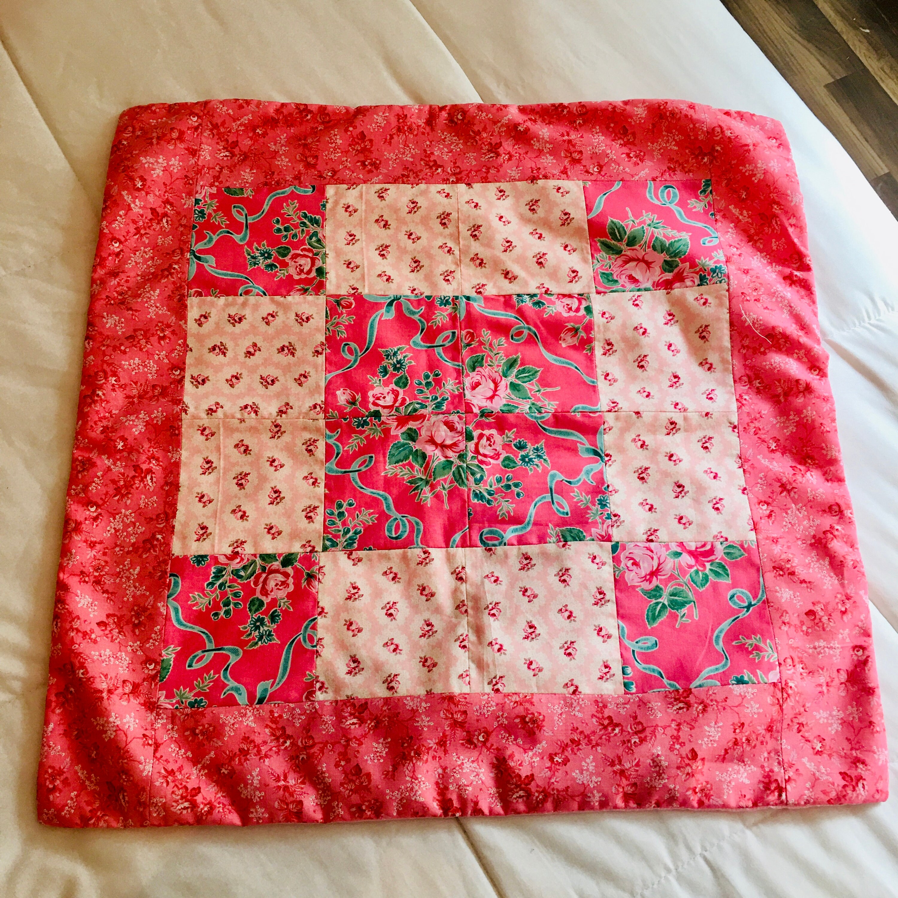 California King Size Bed Quilt, Quilt Bedspread Set, Multi Pink Colored