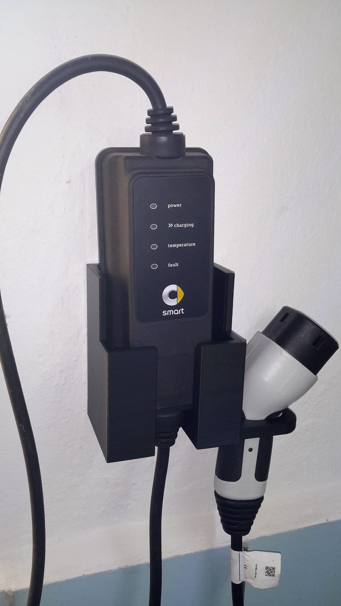 Wall Mount Charger Smart Mercedes EQ VW ID3 Charging Cable Holder Etsy