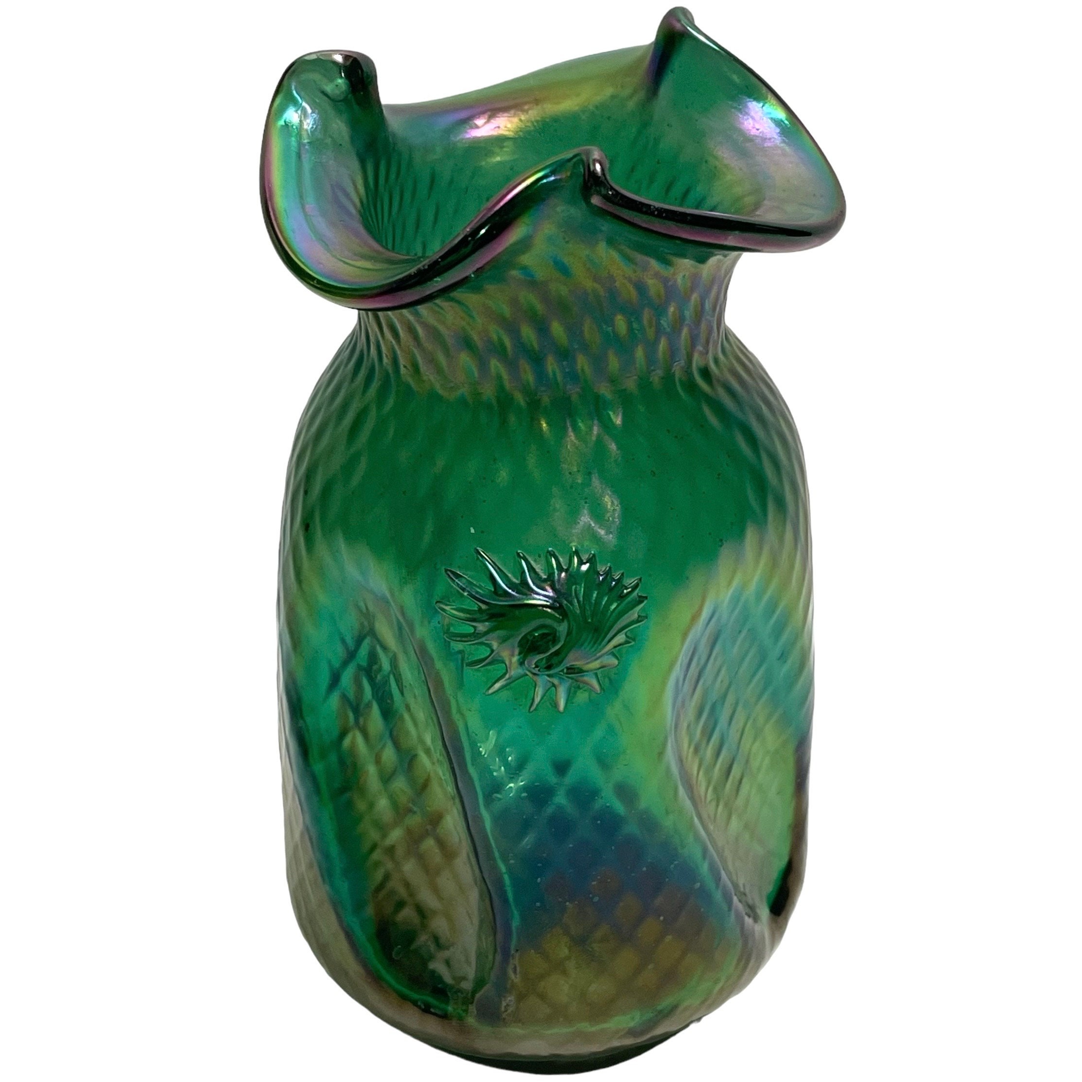 Kalik Art Deco Multicolor Glass Vase Kalik Art Deco Multicolor Glass Vase