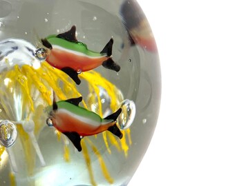 ヴィンテージ 1980年代 ムラーノ イタリア アートガラス