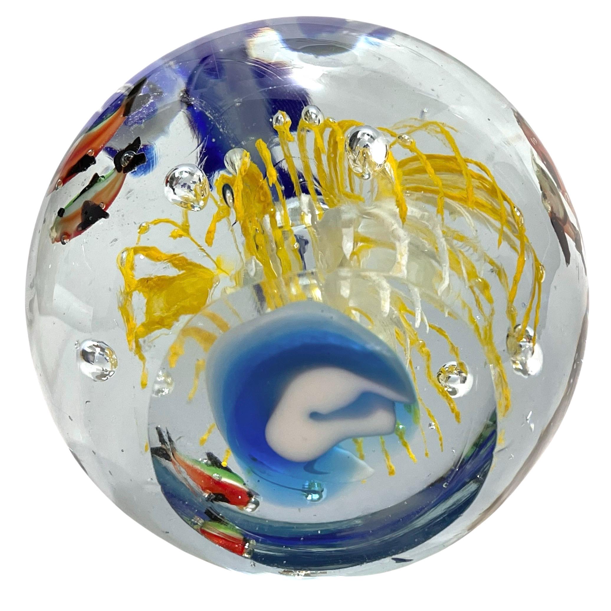 ヴィンテージ 1980年代 ムラーノ イタリア アートガラス