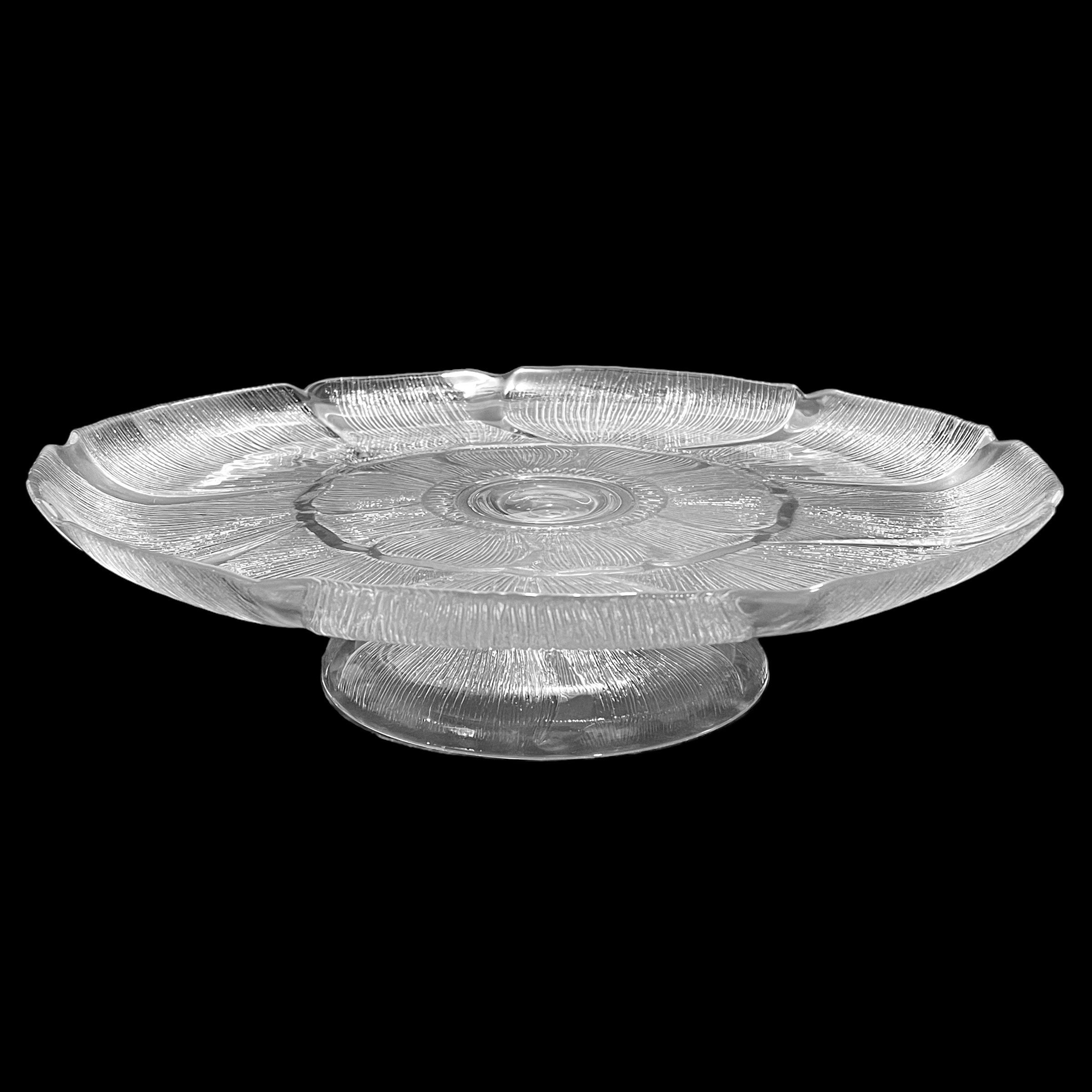 ヴィンテージ 1980 年代 アルコロック フランス フルール 足付き