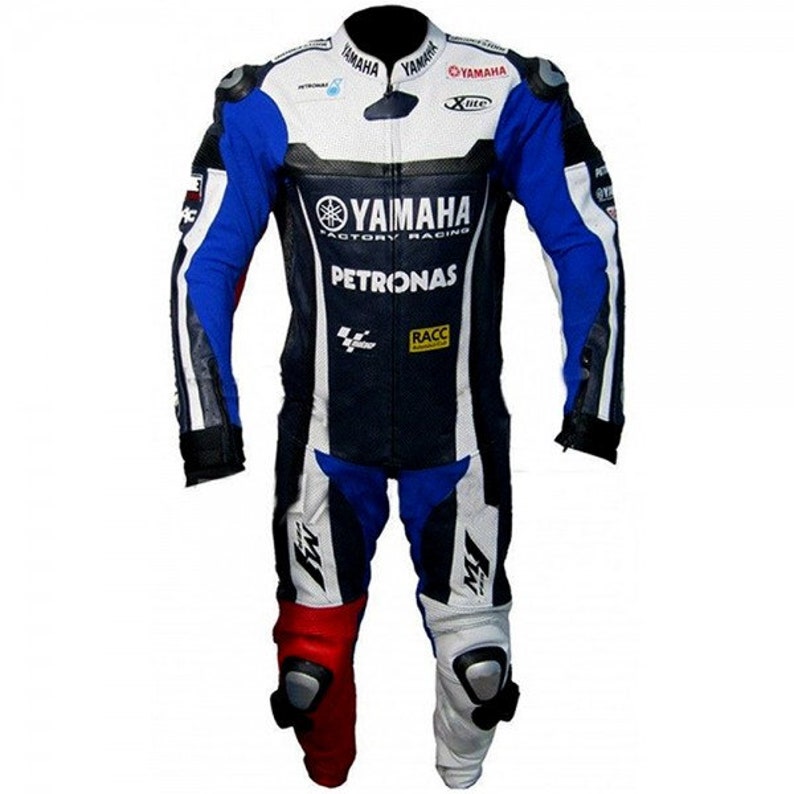 YAMAHA Motorbike Leather Suit Men's Motorcycle Racing Etsy