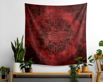 Gothic Tapestries, Tapestry Hanging, Boho Decor, Wall Hanging Art, Bedspread Tapestry, Garden Tapestries, Foyer Tapestry, Print Tapestries