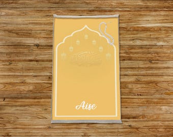 Prayer mat for family, Islamic prayer rug, Muslim sajadah, Thick sajadah, Large size rug, Luxury rug, Ramadan sajadah, Durable janamaz, PR05