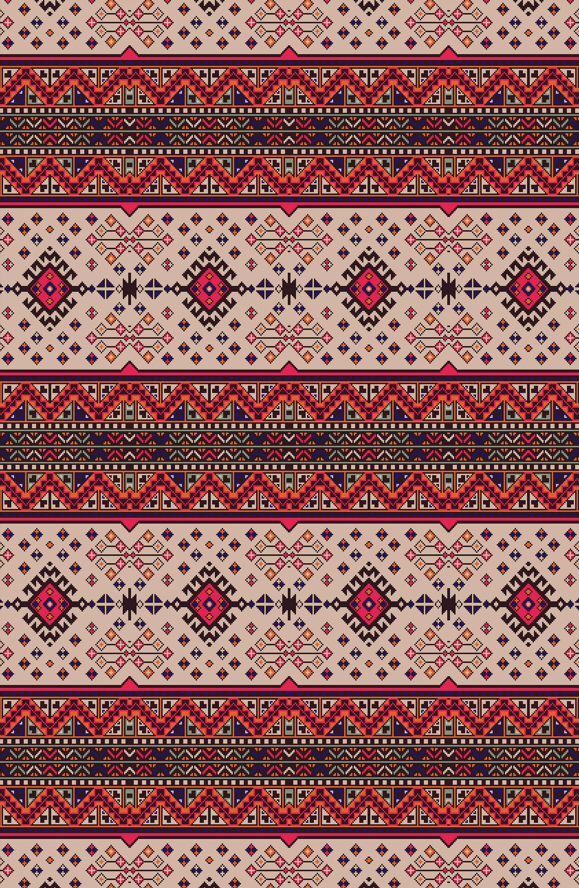 Tribal Rug, Kitchen Rug, Aztec Rug, Area Rug, Salon Rug, Living Room ...