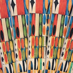 geometric patterned colorful sophisticated modern stair decor rug, indoor mat for front door wron runner, machine washable printed stair rug