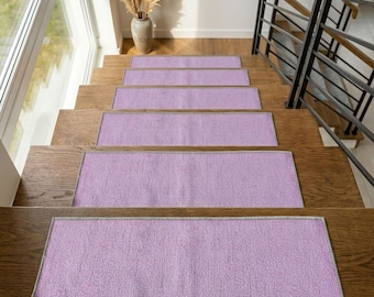 Printed Stair Treads: Non Slip Washable Carpet Runner