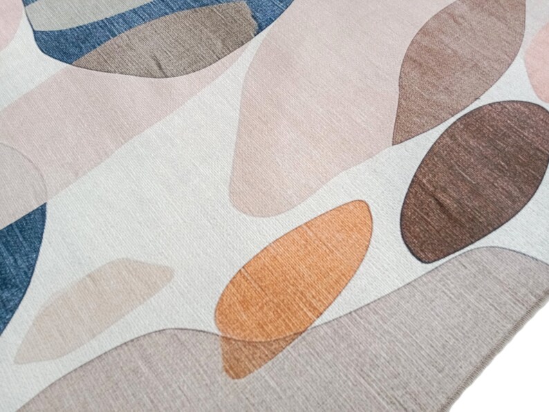 Non-slip rug, Bedroom area rug, Balcony rug, Colourful rug, Washable rug, Geometric patterned rug, Contemporary rug, Easy to clean rug,