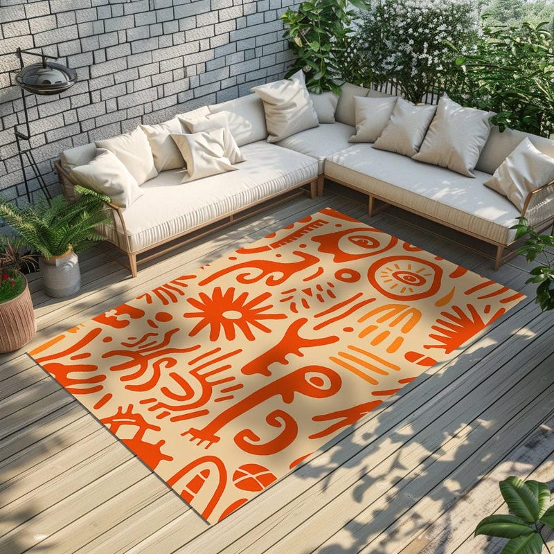 Vinyl Muisc Rug 6x9 Vinyl Rug - Etsy