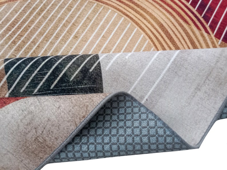 Southwestern Rug, Modern Art Rug, Wall Art Rug, Yellow Large Rug, Stripe Design Rug, Garage Rug, Bohemian Rug, Rustic Large Rug, Digital Rug