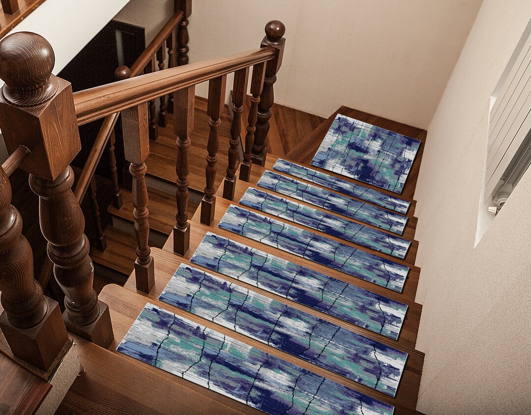 Merida Stair Rug Tropical Stair Rug, Stair Tread Non Slip, Custom Stair Rug, Durable ...