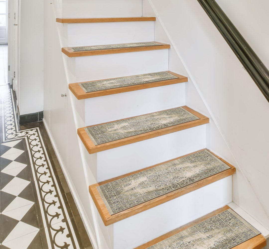 Step Rug Stairs 8x30 Stair Tread, Comfort Step Rug, Bungalow Stair Rug, Turkish Outdoor ...
