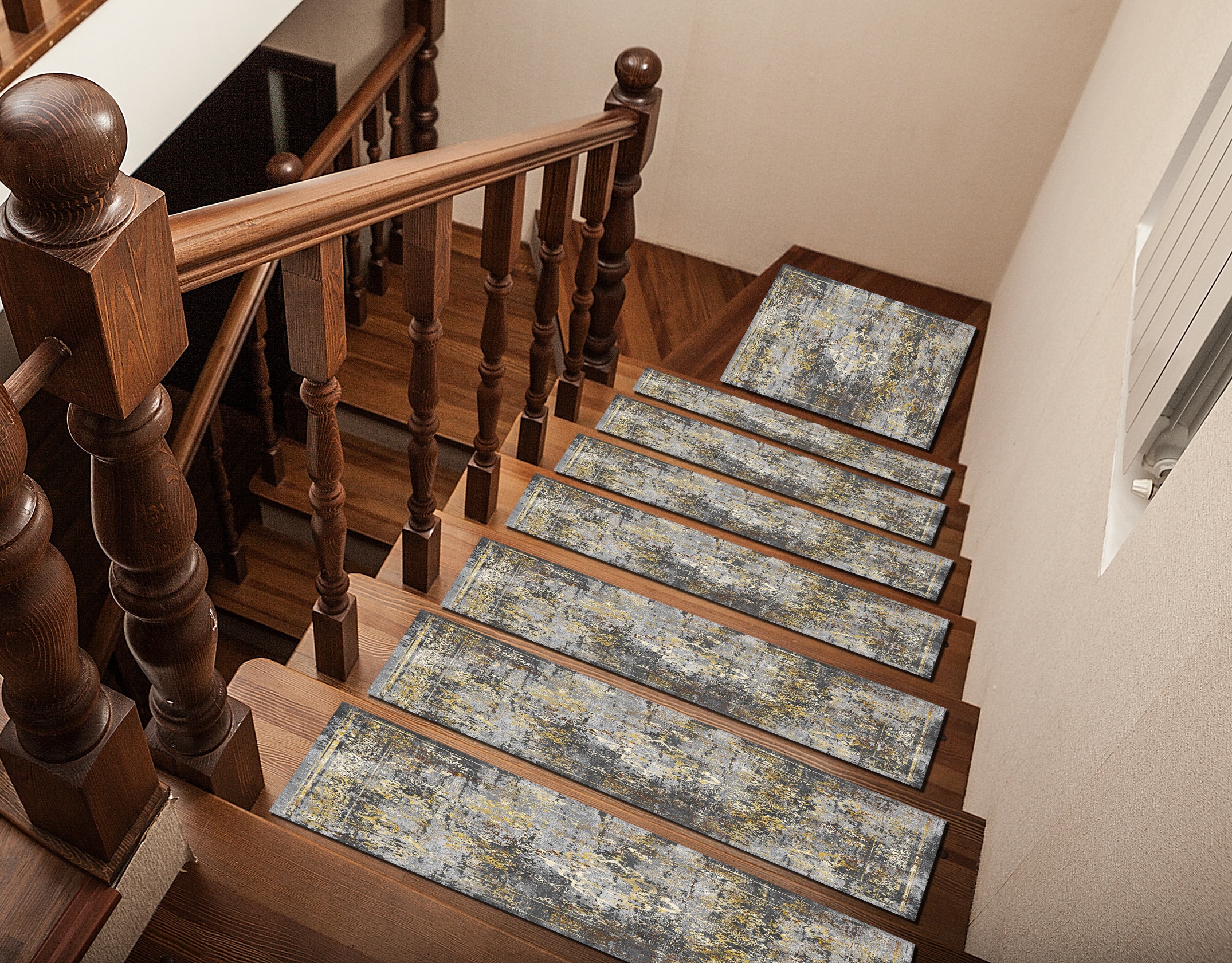 Showy Stair Tread, Frontdoor Stair Rug, Clearwater Stair Rug, Gift for ...
