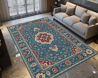 Low pile rug, Neutral rug, Housewarming rug, Gift rug, Runner rug, Balcony rug, Farmhouse rug, Bohemian rug, Trend rug, Design rug,H-855