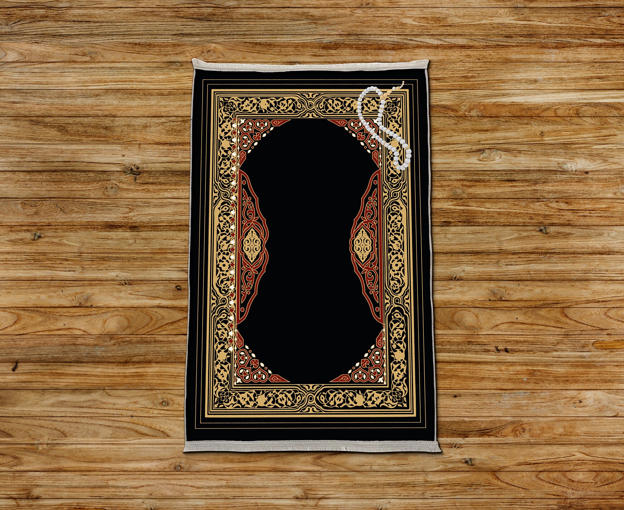 Premium Prayer Mat, Luxury Prayer Rug, Deluxe Sajada, Ornate Sajada, Prayer Mat Design, Elegant Sajada, Designer Sajada, Artisan Sajada PR01