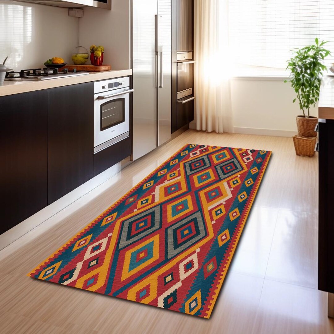 Authentic Rug, Functional Rug, Eclectic Rug, Front Porch Rug, Machine ...