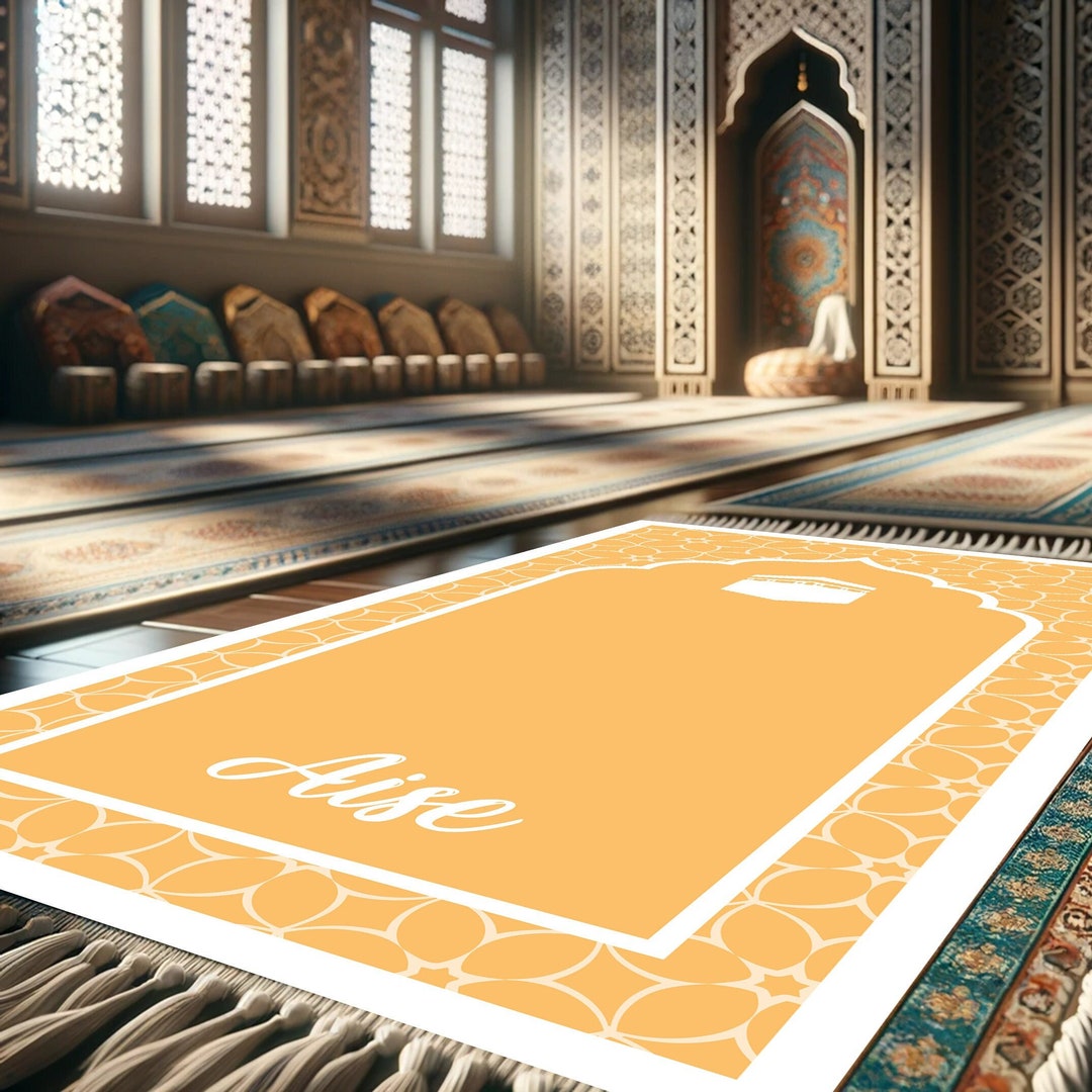 Customized Prayer Mat, Aesthetic Sajadah, Muslim Janamaz, Soft for ...