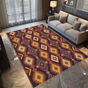 Fall Color Rug, Utility Area Rug, Landing Rug, Hallway Runner Rug ...