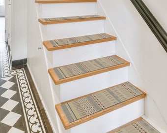etnisk trappsteg, utomhustrappmatta, trappsteg, bullnose-trappsteg, entrélöpare, specialanpassad trappmatta, slitstark trappmatta