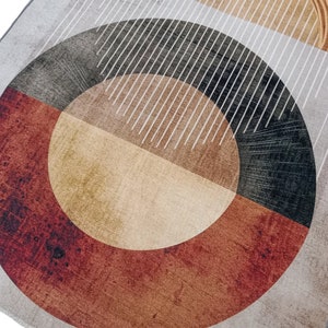 Southwestern Rug, Modern Art Rug, Wall Art Rug, Yellow Large Rug, Stripe Design Rug, Garage Rug, Bohemian Rug, Rustic Large Rug, Digital Rug