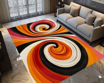 Adventure rug, Non-slip rug, Artistic rug, Gift for housewarming, Entryway rug, Washable rug, Living room rug, Comfort rug, Hallway runner