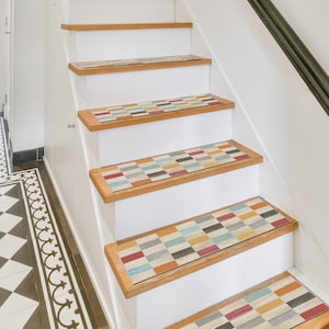 rainbow outdoor rug, antislip step rug, village house rug, chenille stair tread, oriental runner, bullnose stair tread, frontdoor runner