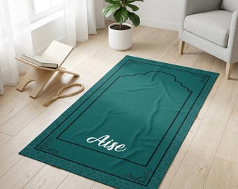 Geweven gebedskleed, ramadancadeaus, pluche salahmat, Nikkah-cadeaus, umrah essentieel, hoge kwaliteit, islamitische janamaz, gepersonaliseerd gebedskleed, PR13