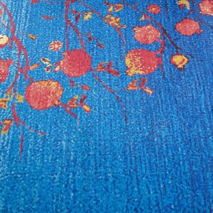 Blue turkish rug, Tree rug, Living room rug, Lodge rug, Porch rug, Washable rug, Outdoor rug, Bedroom rug, Printed rug, Floor decor carpet
