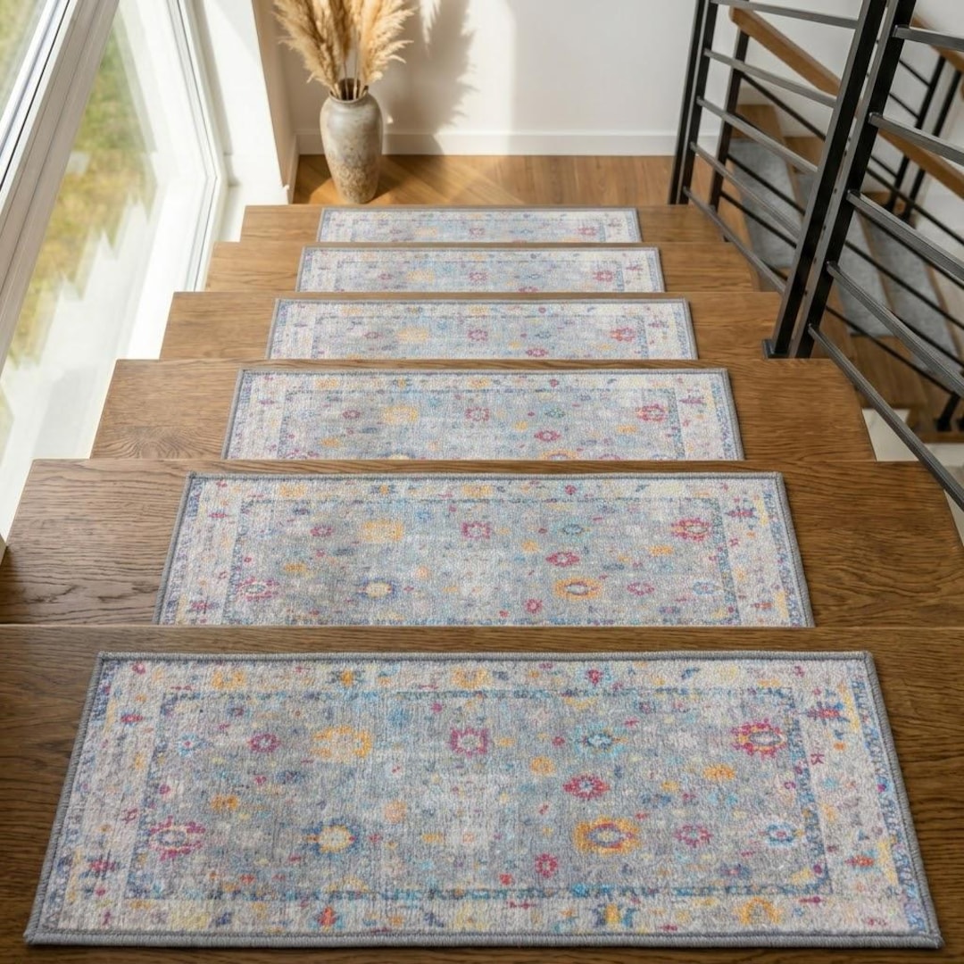 Eco Friendly Rug, Custom Stair Tread, Oriental Rug Decor, Carpet for ...