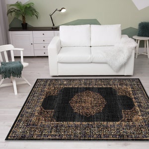 Turkish area rug, Living room rug, Bohemian rug, Oushak rug, Aztec rug, Turkey carpet, Nomadic rug, Bedroom rug, Boho rug, Hallway rug