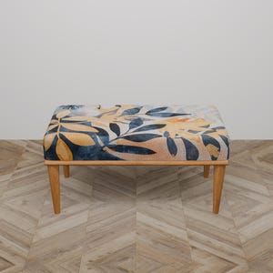 Upholstered bench, Bedroom blanket bench, Make up bench, Classy bench, Accent bench, Entrance bench, Porch bench, Footstool ottoman, B-40