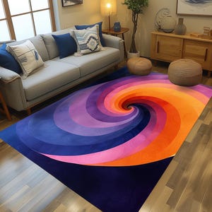 Luxury runner rug, Artwork rug, Colorful rug, Large size rug, Entry hall rug, Non-slip rug, Rug for saloon, Durable rug, Washable rug