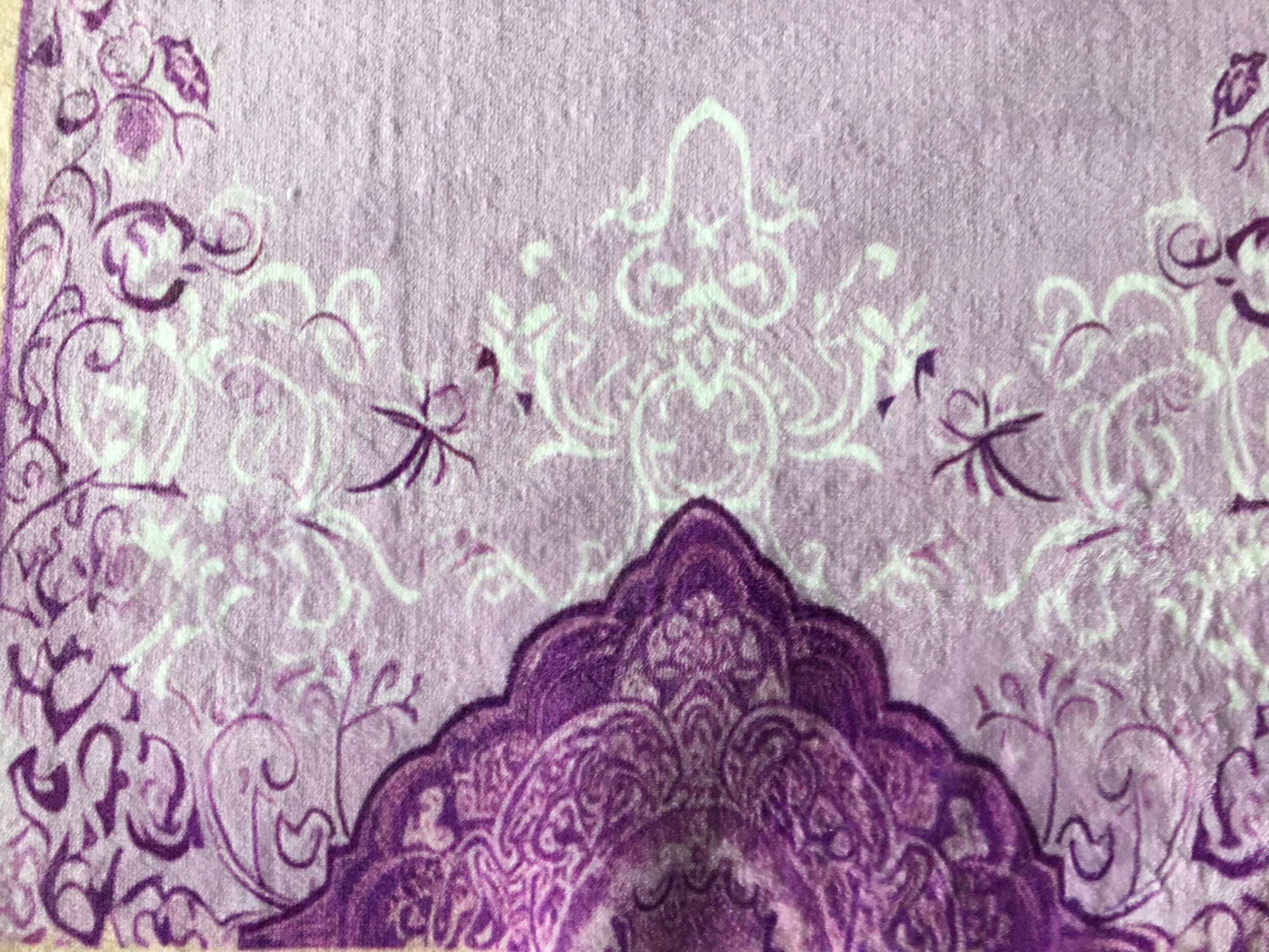 Purple Prayer Rug: Orthopedic Sajadah & Personalized Janamaz - Etsy