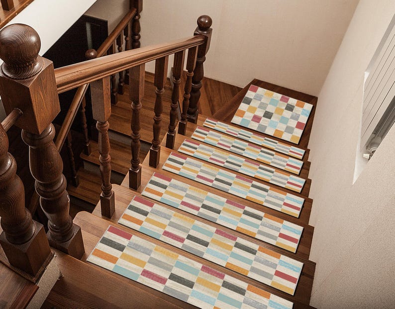rainbow outdoor rug, antislip step rug, village house rug, chenille stair tread, oriental runner, bullnose stair tread, frontdoor runner