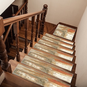 hardwood stair tread, pet friendly rug, bullnose stair tread, durable rug runner, entryway vintage decor, staircase step tread, comfort rug