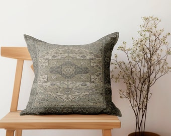 Almohada hecha a mano, regalo de Pascua, almohada nómada, almohada artesanal, almohada étnica, funda de cojín, almohada tejida a mano, almohada decorativa para la sala de estar