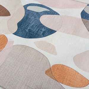 Non-slip rug, Bedroom area rug, Balcony rug, Colourful rug, Washable rug, Geometric patterned rug, Contemporary rug, Easy to clean rug,