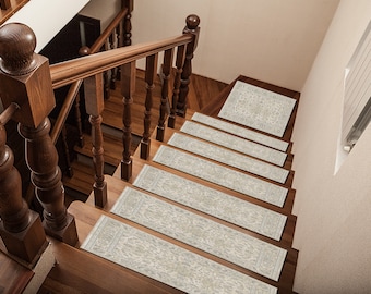 Boho Turkish Stair Runner - Vintage Style Non-Slip Carpet