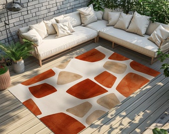 Terras buitentapijt, karpet, machinewasbaar tapijt, decoratief tapijt, handgemaakt tapijt, slaapkamertapijt, boerderijtapijt, antisliptapijt, milieuvriendelijk tapijt