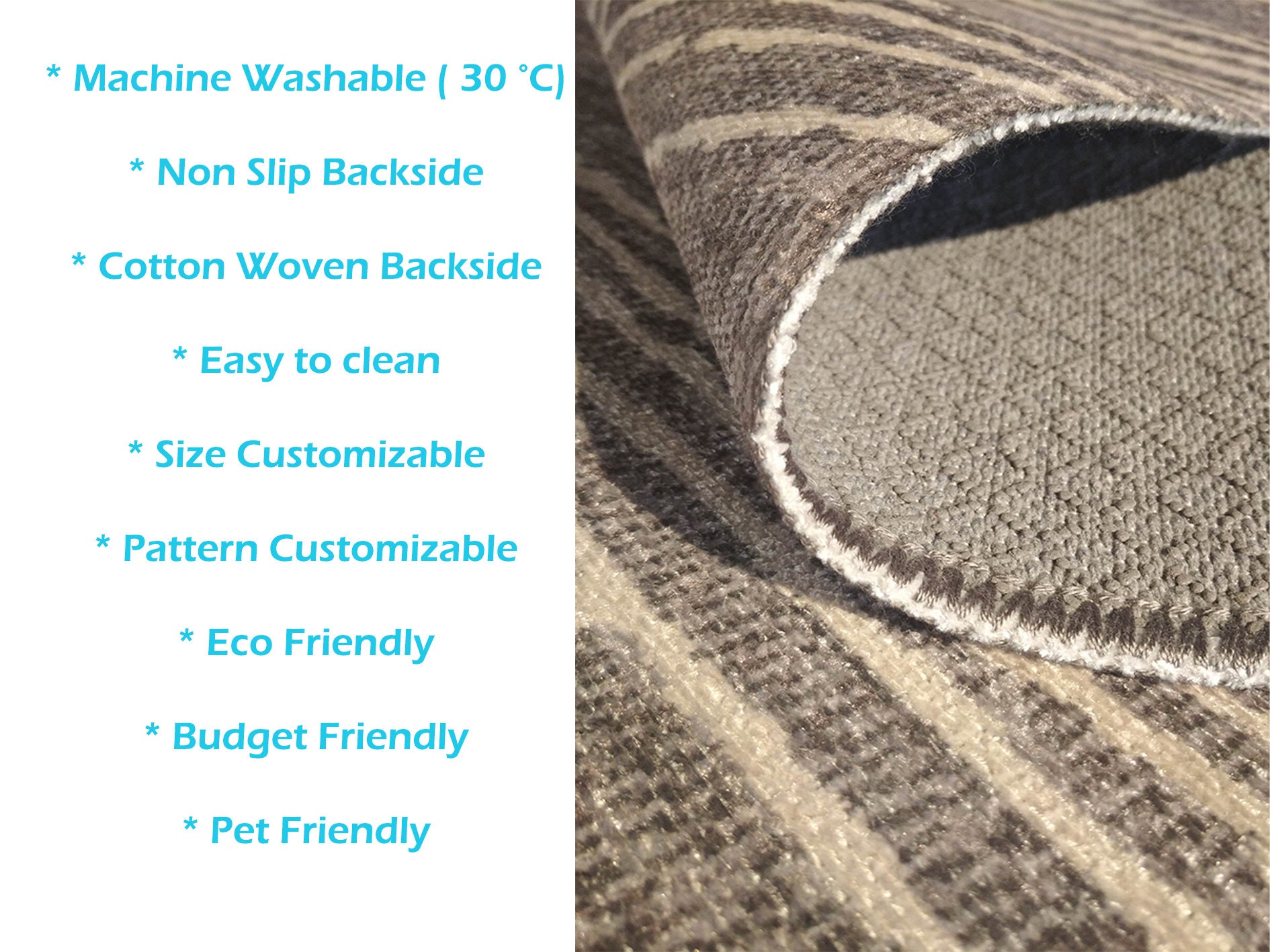 Orange Blue Rug Art Deco Rug Bedroom Rug Guest Room Rug Etsy