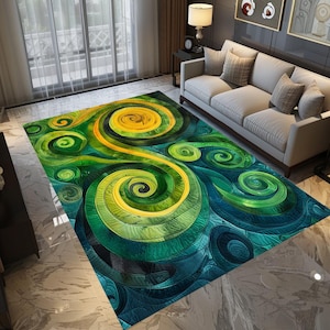 Modern multicolor rug, Non-slip rug, Stylish rug, Area rug, Gallery rug, Tribal rug, Washable rug, Bright color rug, Rug for corridor
