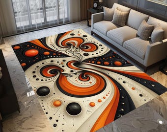 Premium art rug, Non-slip rug, Luxury rug, Cozy rug, Easy to clean rug, Living room rug, Decorative rug, Durable rug, Entryway rug