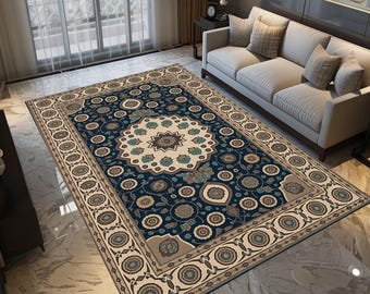 Gothic area rug, Hallway runner rug, High quality rug, Utility thin rug, Foldable rug, Weddy gift rug, Latex back rug, Washable rug, H-878