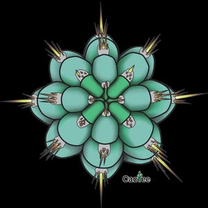 Sharxx Blue Sticker - Trichocereus Peruvianus
