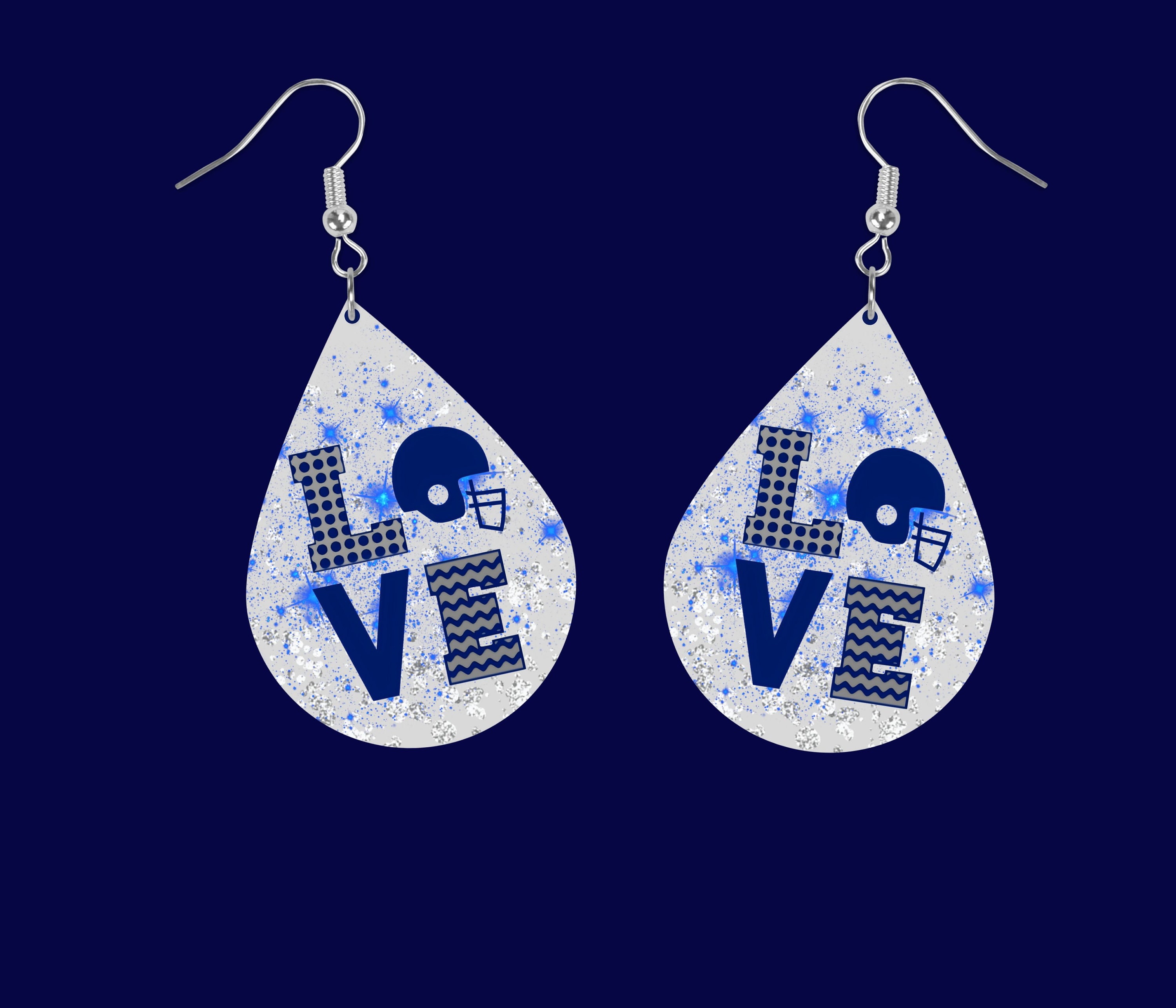 Football Sublimation Earring Designs High Quality Earring Blanks Design ...