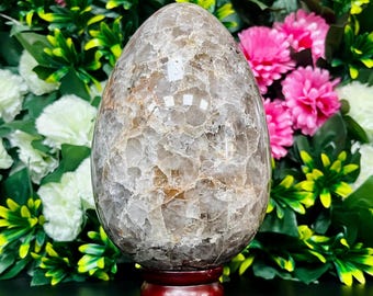 Smokey Quartz Crystal Egg: Natural Healing Stone (3.4 Kg)