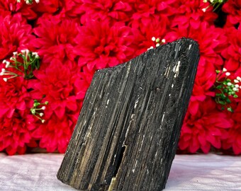 Raw Black Tourmaline Rod  - Energizing Crystal for Cleansing and Healing