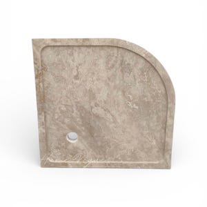 Marble Shower Tray, Natural Stone Shower Base Bevel Edge
